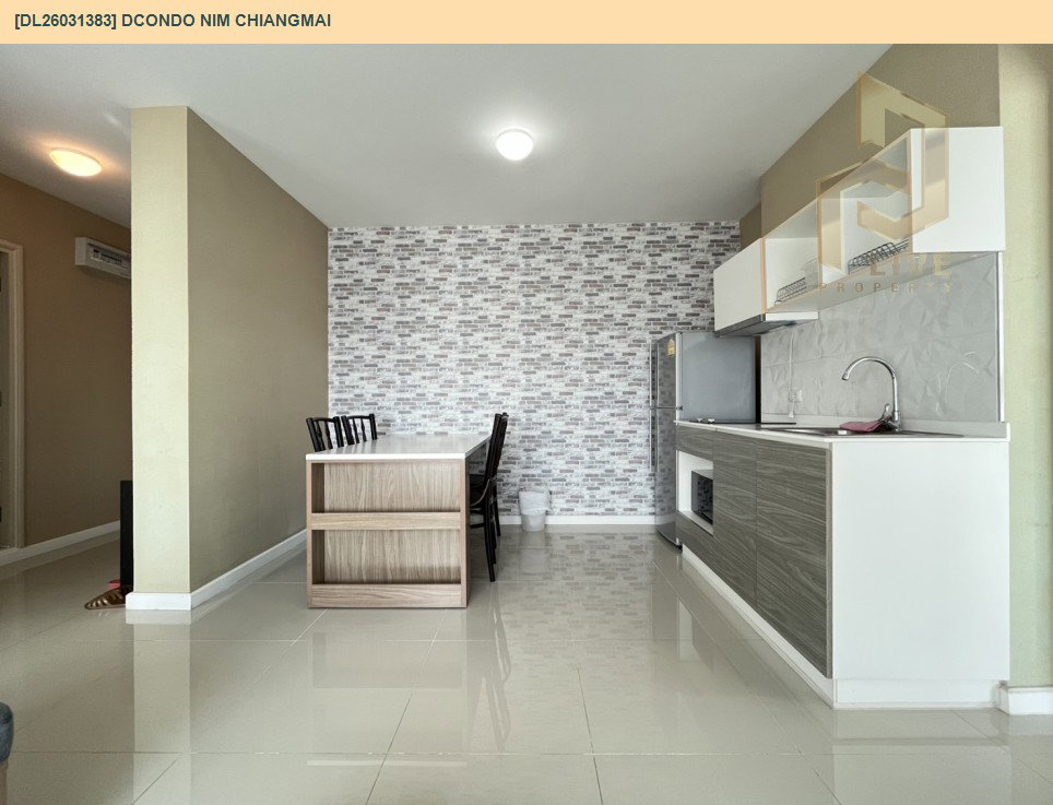 รูป DL26031383 ขายคอนโด ดีคอนโด นิม เชียงใหม่ (dcondo Nim Chiangmai) ใกล้ - พร้อมเข้าอยู่ โทรด่วน 0653619502 LineID @897iyzll - รูปที่ 5/19