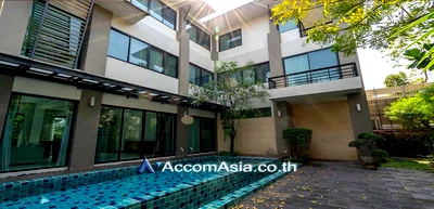 เช่าบ้านเดี่ยว โรงเรียนเซนต์แอนดรูส์อินเตอร์เนชันแนล กรุงเทพ : 🔼🔽 AccomA 📩 Private Swimming Pool 3 BR House @Peaceful Living (1818962)