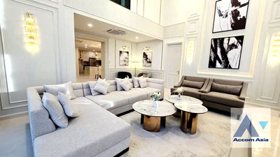 เช่าบ้านเดี่ยว สนามบินสุวรรณภูมิ : 🔼🔽 AccomA 📩 Fully Furnished,Pet friendly 5 BR House @ (AA45484)