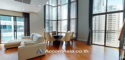 🔼🔽 AccomA 📩 Duplex Condo,Double High Ceiling 3 BR Condominium @Bright Sukhumvit 24 (AA13274)