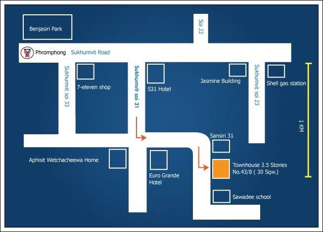 รูป ขายด่วน โฮมออฟฟิศ (เนื้อที่ 30 ตรว.) สุขุมวิท ซอย 31 เขตวัฒนา กทม. - รูปที่ 3/5