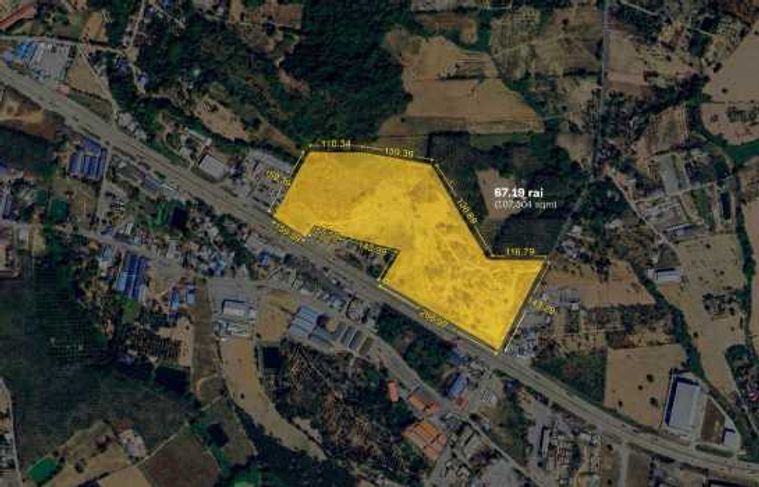 ขายที่ดิน ผังเหลือง 67-0-76 ไร่ ต.บ่อวิน อ.ศรีราชา จ.ชลบุรี