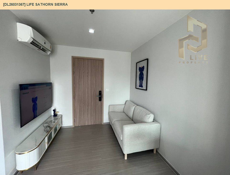 รูป DL26031367 ให้เช่าคอนโด ไลฟ์ สาทร เซียร์รา (Life Sathorn Sierra) ใกล้ BTS ตลาดพลู พร้อมเข้าอยู่ โทรด่วน 0800343450 LineID @655ebbvc - รูปที่ 6/18