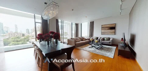 🔼🔽 AccomA 📩 Duplex Condo,Big Balcony 3 BR Condominium @The Sukhothai Residence (AA22677)