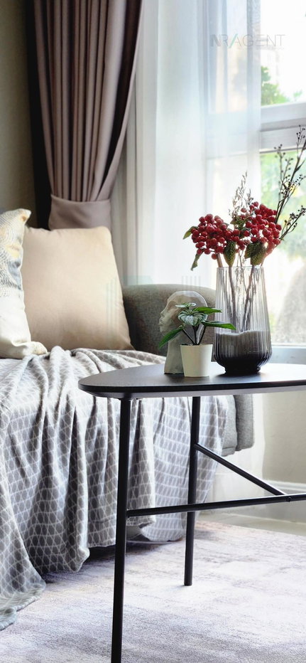 รูป ให้เช่าคอนโด ลุมพินี เพลส วอเตอร์คลิฟ อาคาร 1 ชั้น 10 2 ห้องนอน ขนาด 50 ตรม ใกล้ ห้างสรรพสินค้าเซ็นทรัลพลาซา พระราม 3 - รูปที่ 8/8