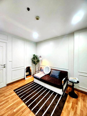 ขายคอนโด : คอนโดแต่งใหม่ สไตล์สวย ใกล้ BTS วงเวียนใหญ่ พร้อมอยู่ เฟอร์ครบ เครื่องใช้ไฟฟ้าครบ แอร์ 2 ตัว ฟรีค่าโอน