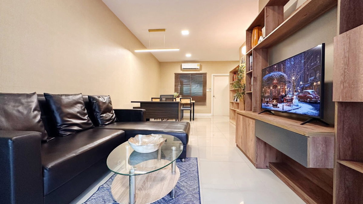 รูป ปล่อยเช่าทาวน์โฮมในโครงการ พฤกษาวิลล์ 95 บิ๊กซี-ดอนจั่น เฟอร์นิเจอร์และเครื่องใช้ไฟฟ้าครบ พร้อมเข้าอยู่ เดินทางสะดวกสบาย -RW007801 - รูปที่ 10/28