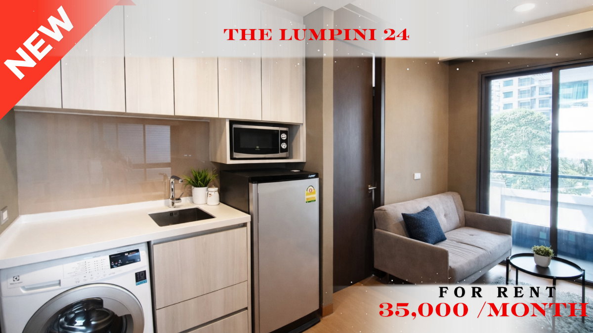 รูป 🍀🍀 Prime condo location 🚆ให้เช่า📌 เดอะ ลุมพินี 24(Line:@rent2022)BTS พร้อมพงษ์ ✨พร้อมเข้าอยู่ ✨ A04466 - รูปที่ 1/10