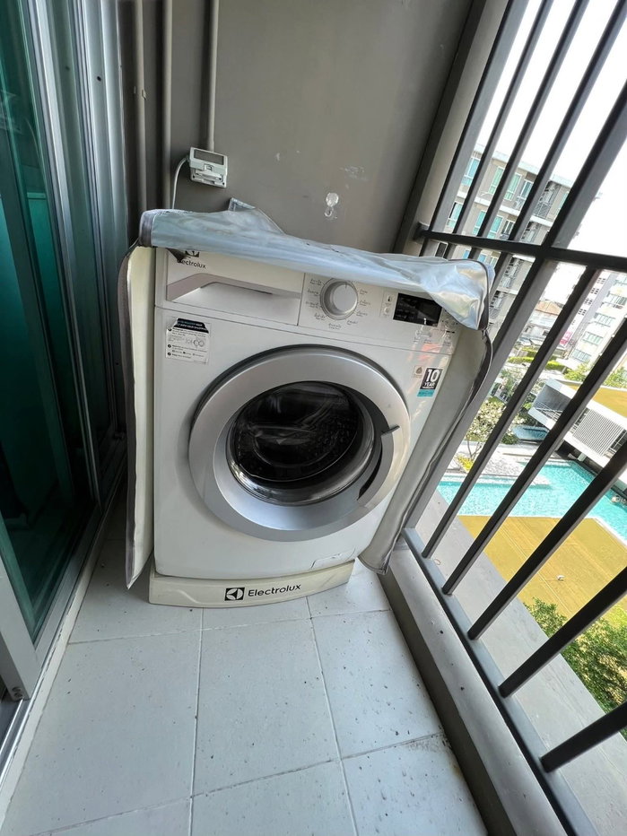 รูป D Condo สุขุมวิท 109 | ใกล้ BTS แบริ่ง 1 กม. วิวสระ พร้อมอยู่ เพียง 10,500/เดือน - รูปที่ 6/7