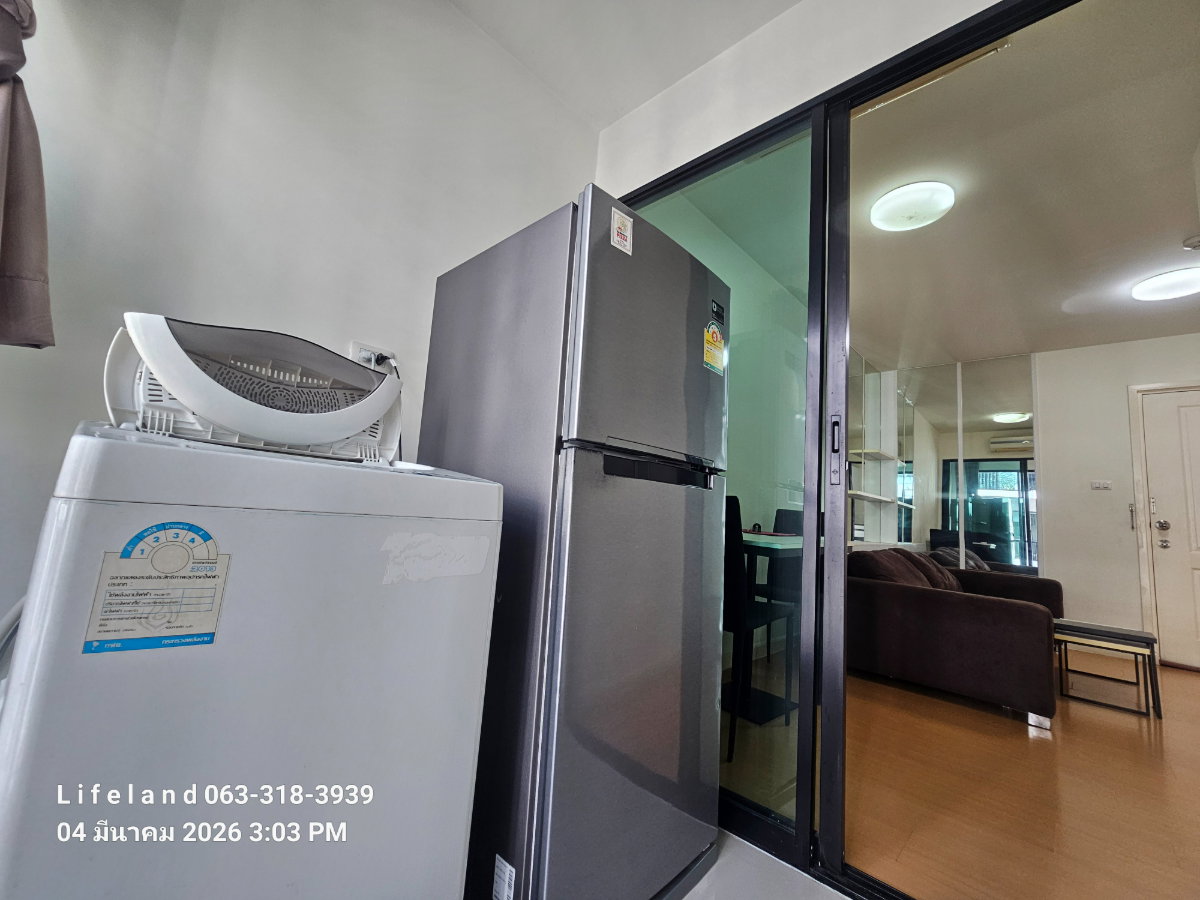 รูป ให้เช่า I Condo สุขุมวิท 105 ตึก A3 ชั้น 4 มีเครื่องซักผ้า เฟอร์ครบ พร้อมอยู่ (Line: @lifeland) - รูปที่ 11/13