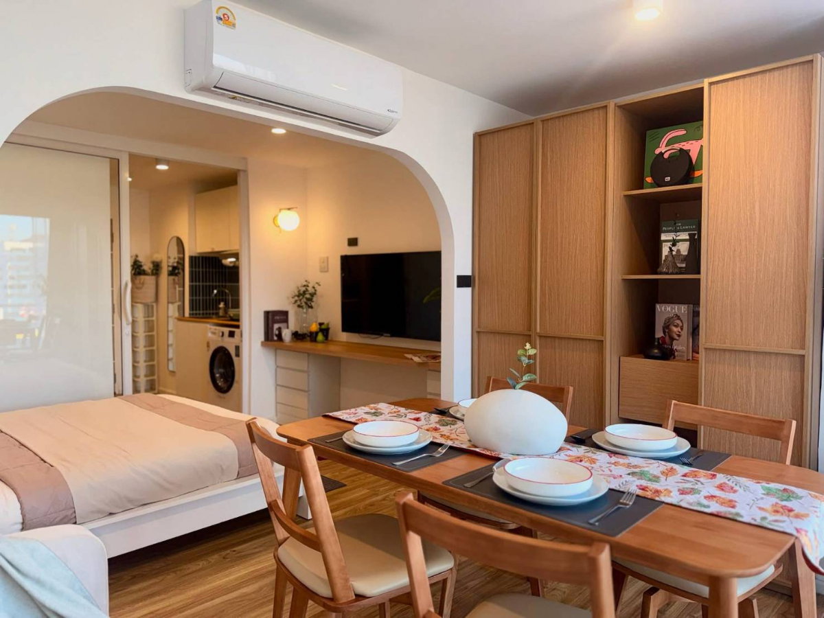 รูป ขายคอนโด JC Hill place เจ็ดยอด-เชียงใหม่ ห้องตกแต่งพร้อมอยู่ วิวดอนสุเทพ ใกล้มหาวิทยาลัยเชียงใหม่ (C495) T.0946511456 - รูปที่ 3/9