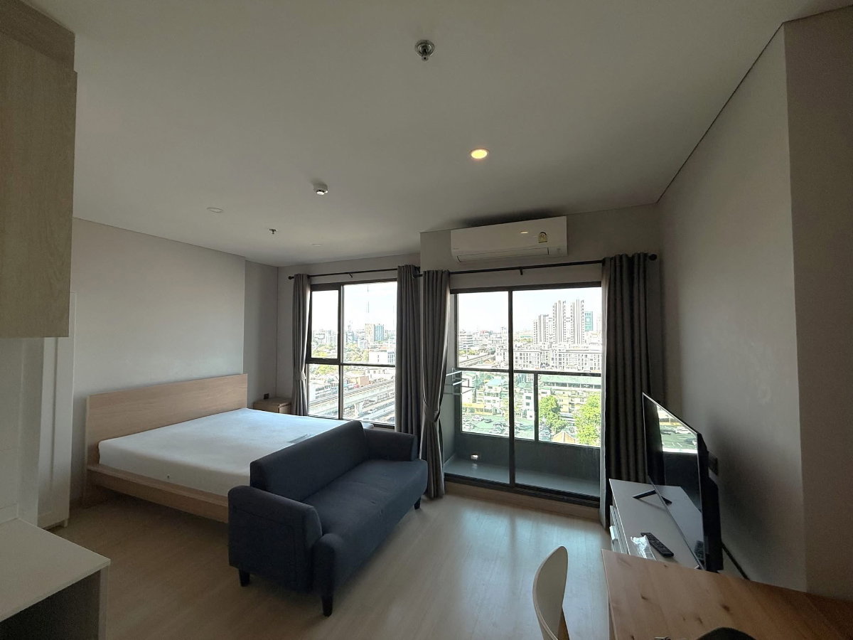 รูป 🌟ให้เช่า Condo Lumpini Park Phahon 32 ใกล้ BTS รัชโยธิน 25 ตารางเมตร แบบสตูดิโอ ชั้น12 วิวสวย ตกแต่งครบ ทิศตะวันออกเฉียงเหนือ ไม่ร้อน🌟 - รูปที่ 2/8