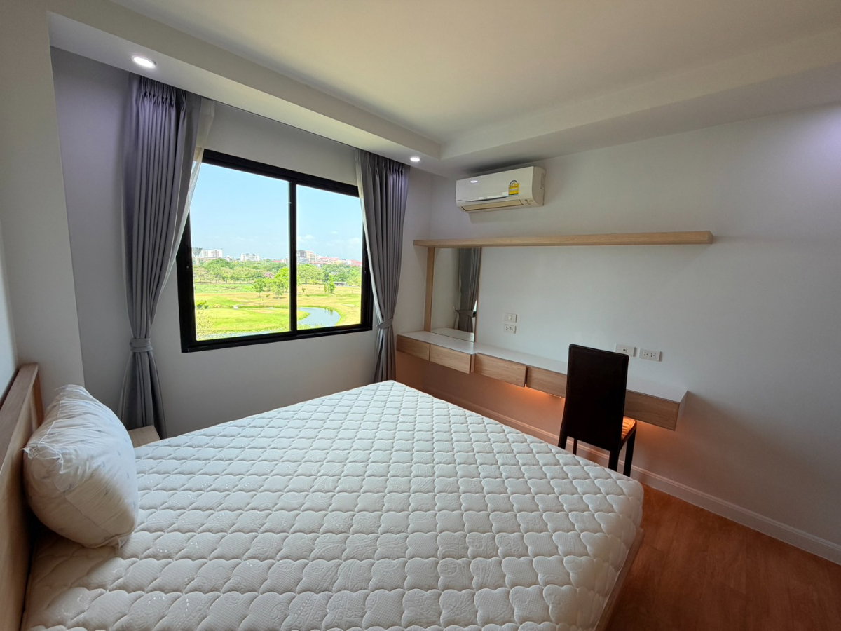 รูป ให้เช่า 2 ห้องนอน เฟอร์นิเจอร์ครบ วิวสนามกลอฟ V Condo ศาลายา  - รูปที่ 4/9