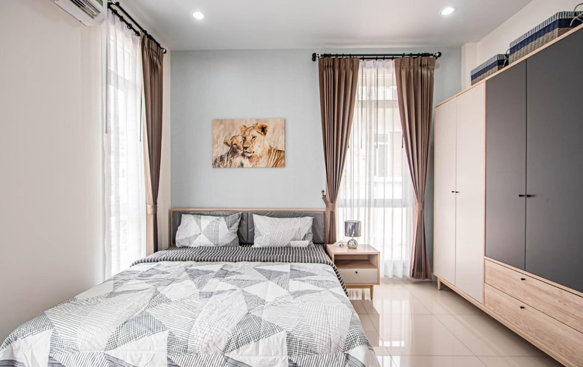 รูป ให้เช่า บ้านเดี่ยว ท่าข้าม ในโครงการ เฟอร์นิเจอร์ครบ แอร์ทุกห้อง 3 ห้องนอน 114.9 ตร.วา เช่า 25,000 บาท/เดือน  - รูปที่ 6/17