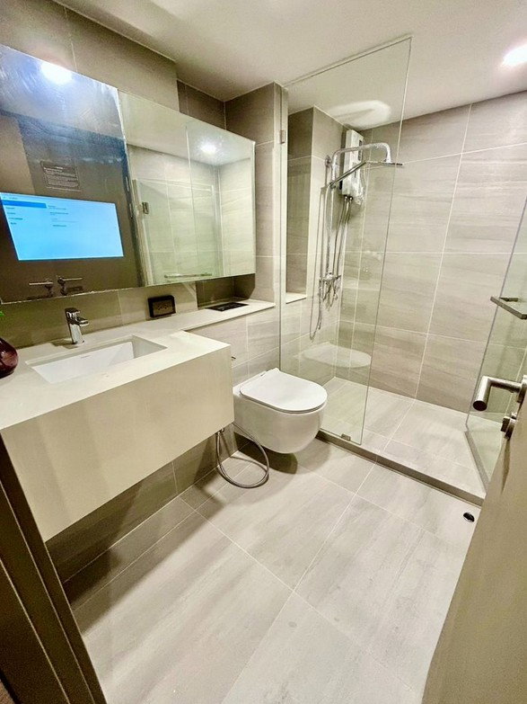 รูป Knightsbridge space sukhumvit rama 4 ขนาด 40 ตร.ม ชั้น 10 2 ห้องนอน 1 ห้องน้ำ ห้องมุม ปลอดโปร่ง วิวสวย - รูปที่ 13/14