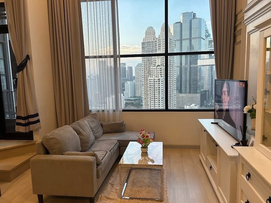 รูป 🌟For Rent Duplex Luxury @ Knightsbridge Prime Sathorn🌟 - รูปที่ 2/8