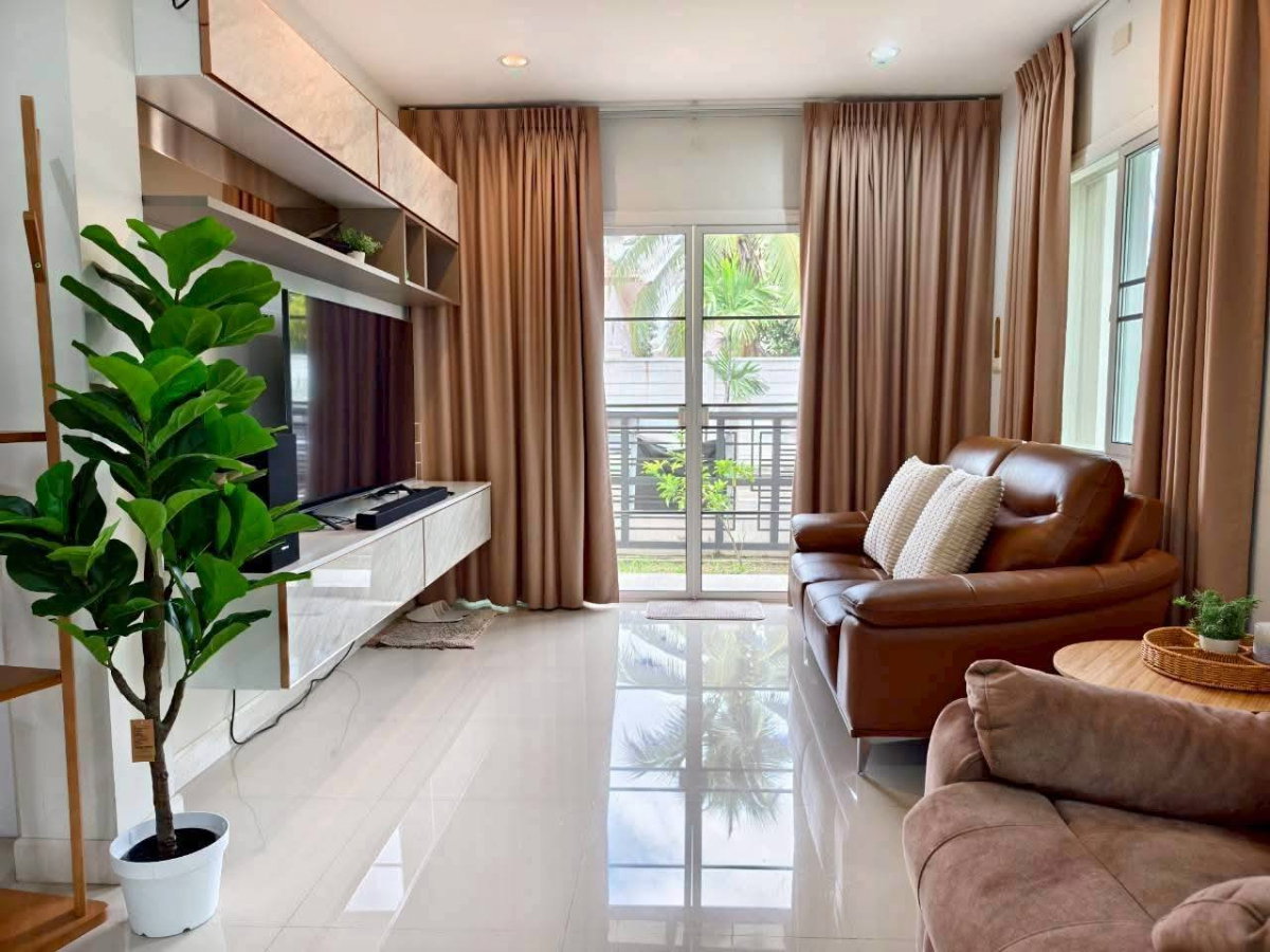 รูป บ้านเช่าทำเลดี ใกล้โรงเรียนนานาชาติ (Urbana 5) สารภี-เชียงใหม่ เฟอร์นิเจอร์และเครื่องใช้ไฟฟ้าครบ (R997) T.0946511456 - รูปที่ 3/12
