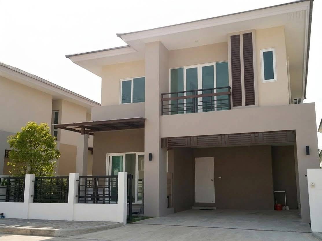 รูป บ้านเช่าทำเลดี ใกล้โรงเรียนนานาชาติ (Urbana 5) สารภี-เชียงใหม่ เฟอร์นิเจอร์และเครื่องใช้ไฟฟ้าครบ (R997) T.0946511456 - รูปที่ 2/12
