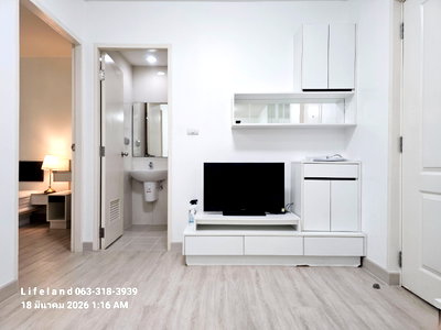 คอนโดให้เช่า : ให้เช่า I Condo สุขุมวิท 105 ตึก A4 ชั้น 8 รีโนเวทใหม่ เฟอร์ครบ พร้อมอยู่ [Line: @lifeland]
