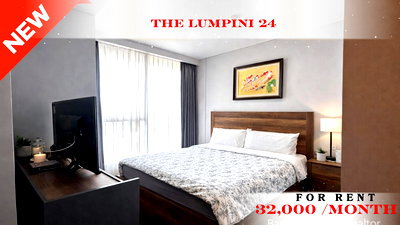 เช่าคอนโด BTS อโศก : 🍀🍀 Modern Loft 🌸🌸ให้เช่าเดอะ ลุมพินี 24 (Line:@rent2022)BTS พร้อมพงษ์ ✨พร้อมเข้าอยู่  ✨ A04444