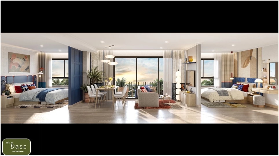 Fully furnished condo for sale at The Base Cherngtalay – a brand new project in the heart of Cherngtalay.