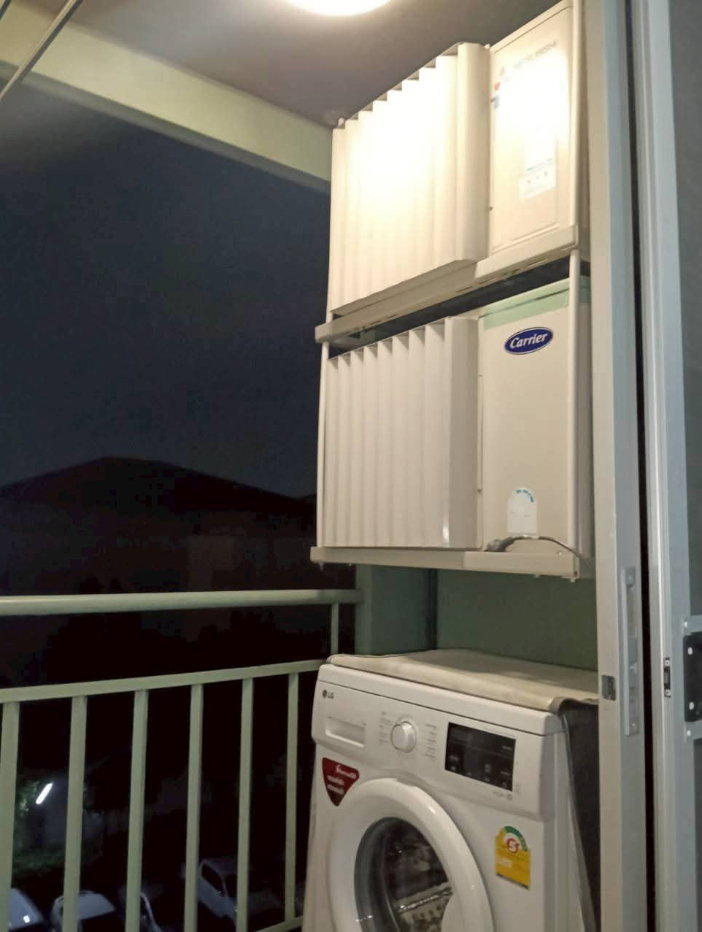 รูป 💮ให้เช่าคอนโด ลุมพินีวิลล์ อ่อนนุช- ลาดกระบัง 2  ใกล้สนามบินสุวรรณภูมิ ห้องสวย มีเครื่องซักผ้า เช่าเพียง 7500- - รูปที่ 6/7