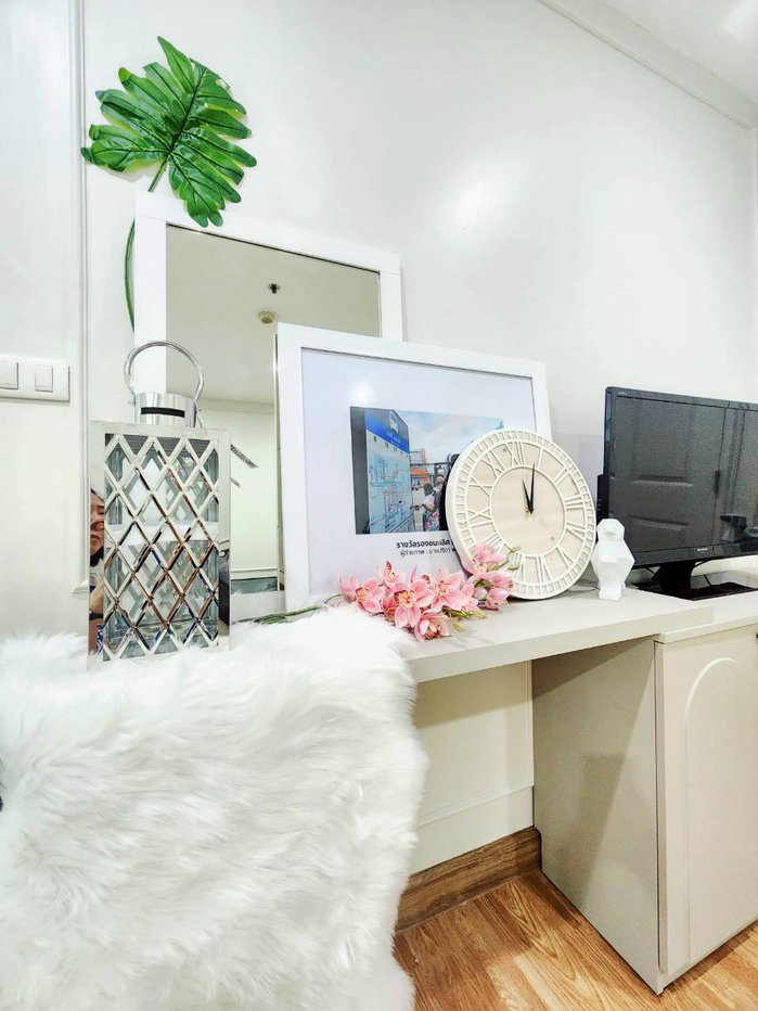 รูป คอนโดแต่งใหม่ สไตล์สวย ใกล้ BTS วงเวียนใหญ่ พร้อมอยู่ เฟอร์ครบ เครื่องใช้ไฟฟ้าครบ แอร์ 2 ตัว ฟรีค่าโอน - รูปที่ 6/23