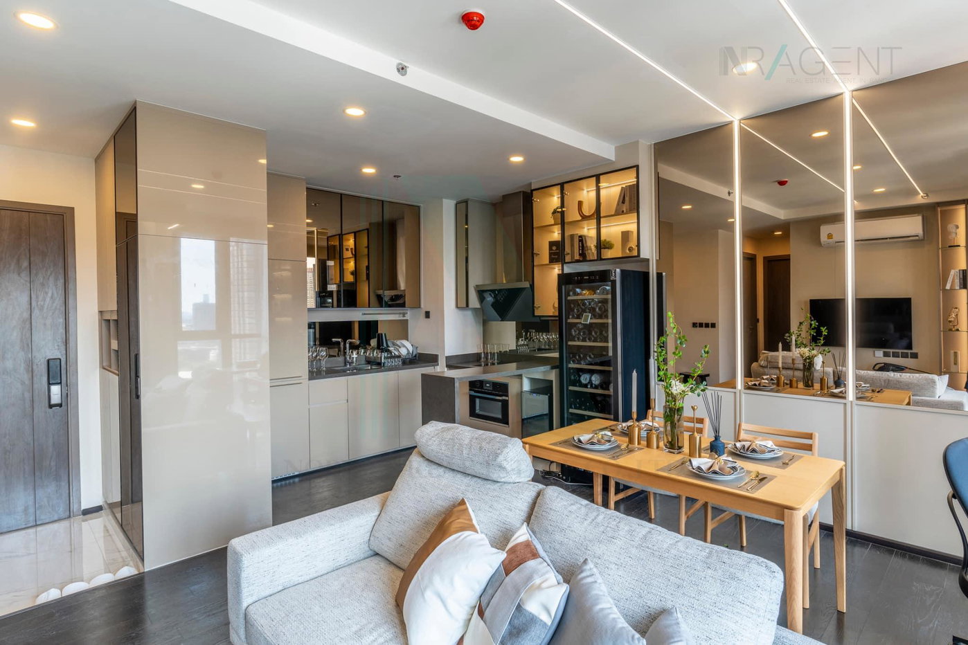 รูป 🎊 ให้เช่าคอนโด พาร์ค ออริจิ้น ทองหล่อ อาคาร B ชั้น 19 2 ห้องนอน ขนาด 65 ตรม ใกล้ ดองกิ มอลล์ ทองหล่อ - รูปที่ 4/8