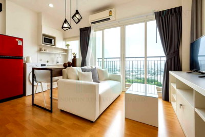 Condos for rent : 🚩 For Rent Condo THE PARKLAND TAKSIN - THAPRA Building 1, Floor 19,1 bed room, Room size 36 sqm