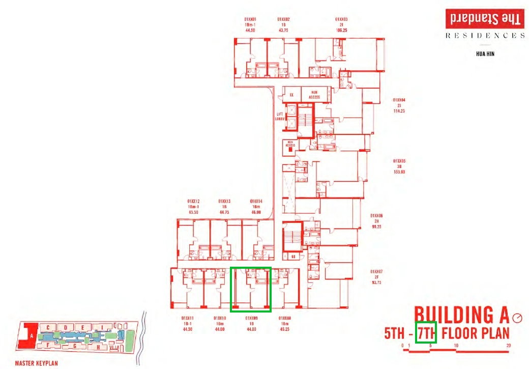 รูป ขายคอนโดติดทะเลหัวหิน The Standard Residences,HuaHin - รูปที่ 11/12