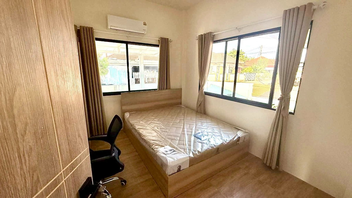 รูป ขายบ้านเดี่ยวชั้นเดียว 64 ตรว. 3 นอน 2 น้ำ ใกล้ Meta Mall เชียงใหม่แค่ 8 นาที ขายขาดทุน 5 แสน (H404) T.094-651-1456  - รูปที่ 19/24