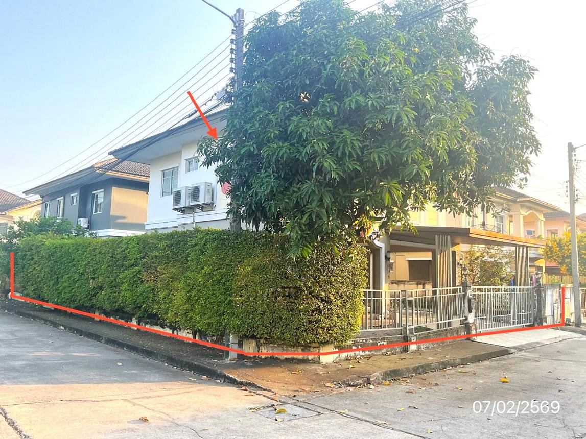 รูป ขายบ้านเดี่ยว บ้านภัสสร 19 วัชรพล-วงแหวน หลังมุม ทำเลดี ใกล้ทางด่วนจตุโชติ เชื่อมต่อหลายเส้นทาง (Passorn19 Watcharaphon) - รูปที่ 3/4