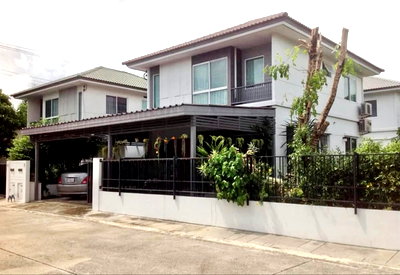 เช่าบ้านเดี่ยว นนทบุรี : ให้เช่าบ้าน พฤกษ์ลดา 2 บางใหญ่ (Prueklada 2 Bangyai)  ซอยคลองถนน ใกล้ MRTคลองบางไผ่ 