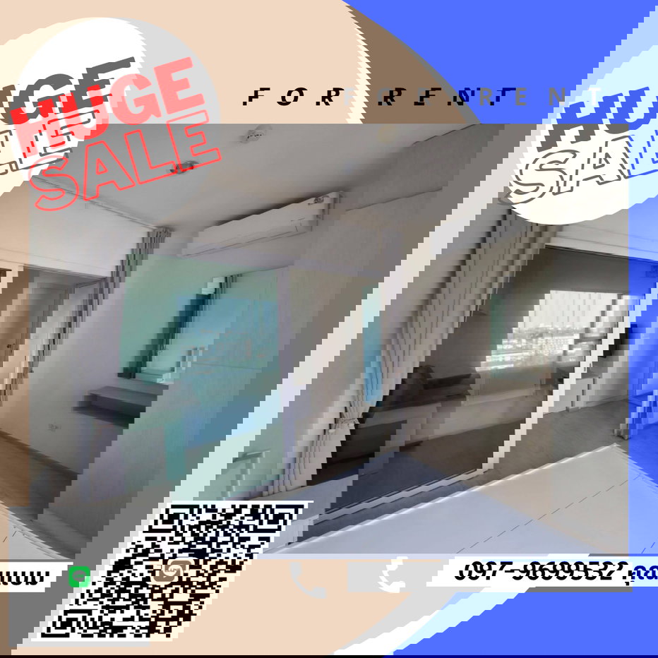 รูป ⚡️ให้เช่า คอนโด aspire รัชดา-วงศ์สว่าง⚡️ ห้องรีโนทเวทใหม่ ไม่ร้อน มีเครื่องซักผ้า ‼️ - รูปที่ 1/17