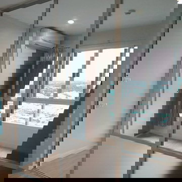 🥝🥝   (  ห้องว่าง )   ให้เช่า คอนโด ลุมพินี วิลล์ พิบูลสงคราม-ริเวอร์วิว    🥝🥝   ชั้น  18  ขนาด  23 ตร.ม. ตกแต่งครบ  พร้อมเข้าอยู่