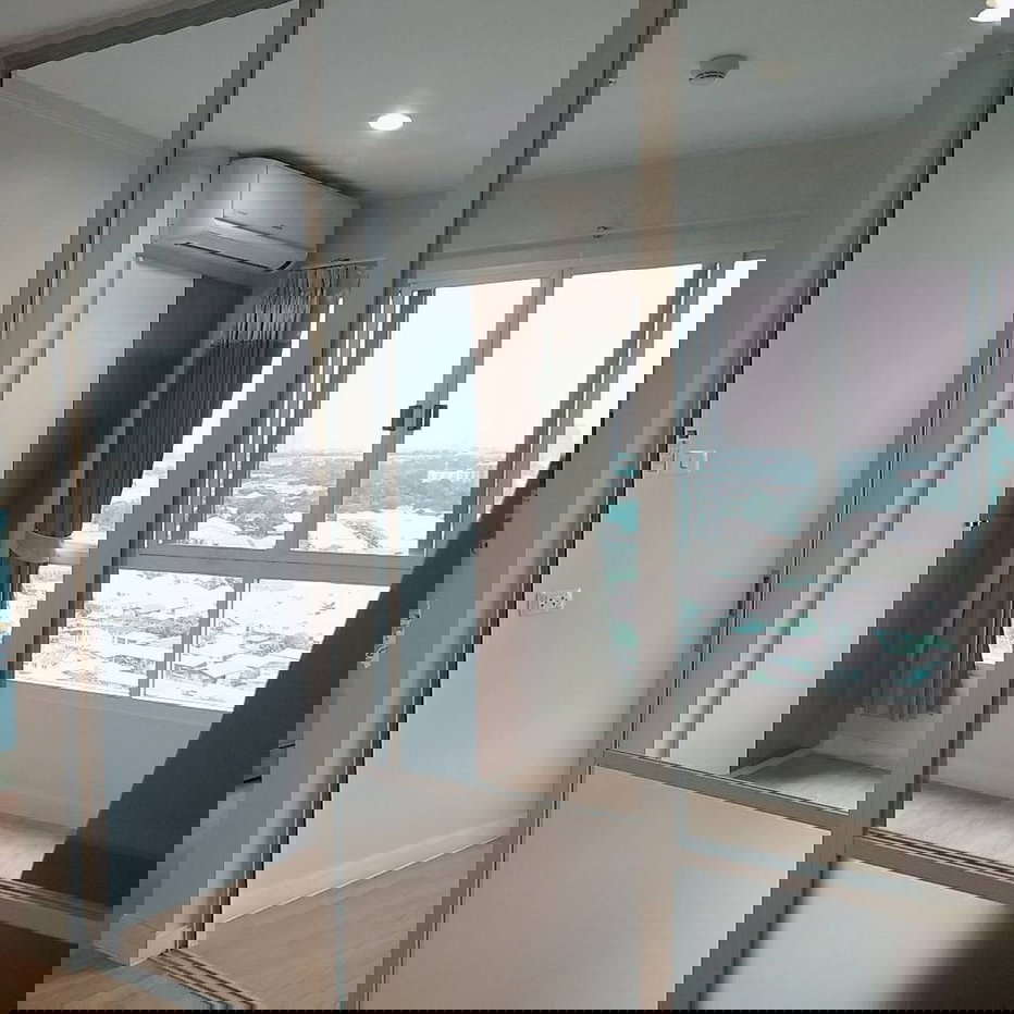 รูป 🥝🥝   (  ห้องว่าง )   ให้เช่า คอนโด ลุมพินี วิลล์ พิบูลสงคราม-ริเวอร์วิว    🥝🥝   ชั้น  18  ขนาด  23 ตร.ม. ตกแต่งครบ  พร้อมเข้าอยู่ - รูปที่ 1/10