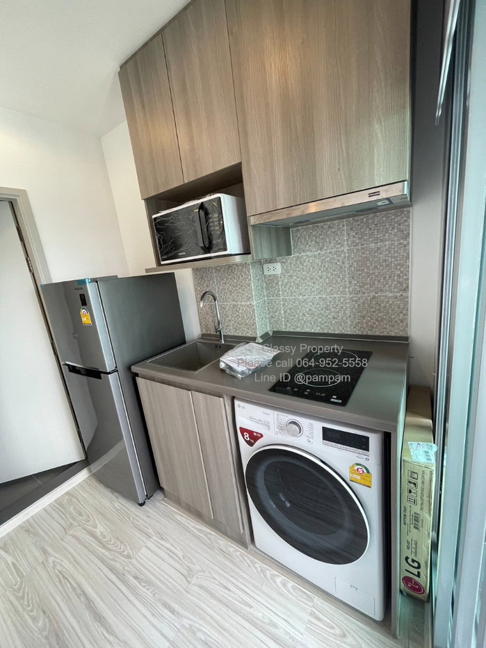 รูป *** ให้เช่าคอนโด : ไอดีโอ โมบิ บางซื่อ แกรนด์ อินเตอร์เชนจ์ ห้องสตูดิโอ  เฟอร์ครบ ใกล้MRT  ราคาพิเศษ 10,000 (Ideo Mobi Bangsue Grand Interchange)  *** - รูปที่ 8/12