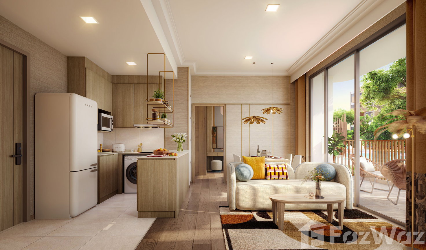 รูป ขาย คอนโด 2 ห้องนอน ในโครงการ แคนวาส เชิงทะเล 1946473 - รูปที่ 2/6