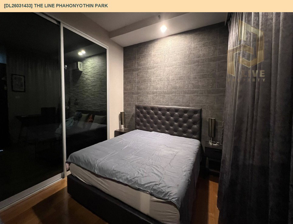 รูป DL26031433 ให้เช่าคอนโด เดอะ ไลน์ พหลโยธิน พาร์ค (THE LINE Phahonyothin Park) ใกล้ BTS ห้าแยกลาดพร้าว พร้อมเข้าอยู่ โทรด่วน 0842740999 LineID @523dslwi - รูปที่ 4/7