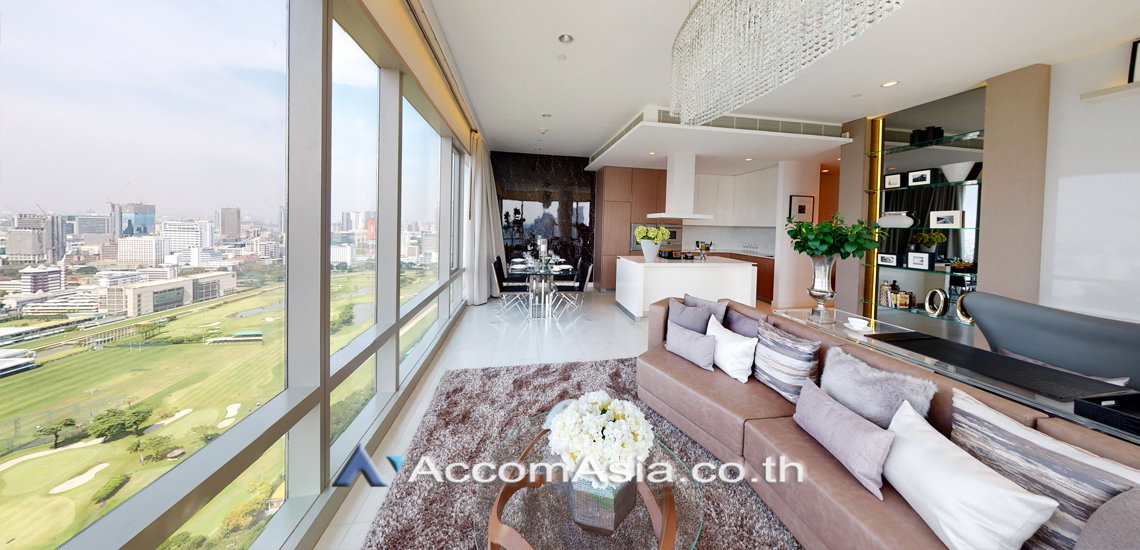 รูป 🔼🔽 AccomA 📩 Luxury Penthouse with Expansive Balcony | Panoramic City & RBSC Golf Course Views at 185 Rajadamri ( AA22218 ) - รูปที่ 2/20