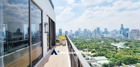 🔼🔽 AccomA 📩 Luxurious City View Residence with Spacious Balcony Overlooking Lumpini Park ( AA31253 )