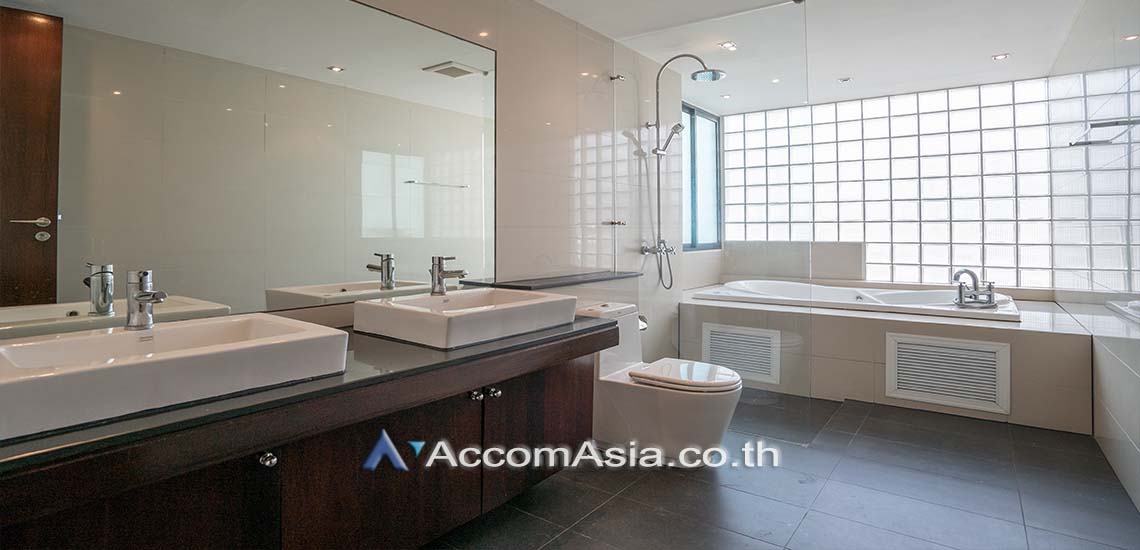 รูป 🔼🔽 AccomA 📩 Duplex Condo,Double High Ceiling,Big Balcony 3 BR Condominium @Baan Saraan (AA24963) - รูปที่ 11/12