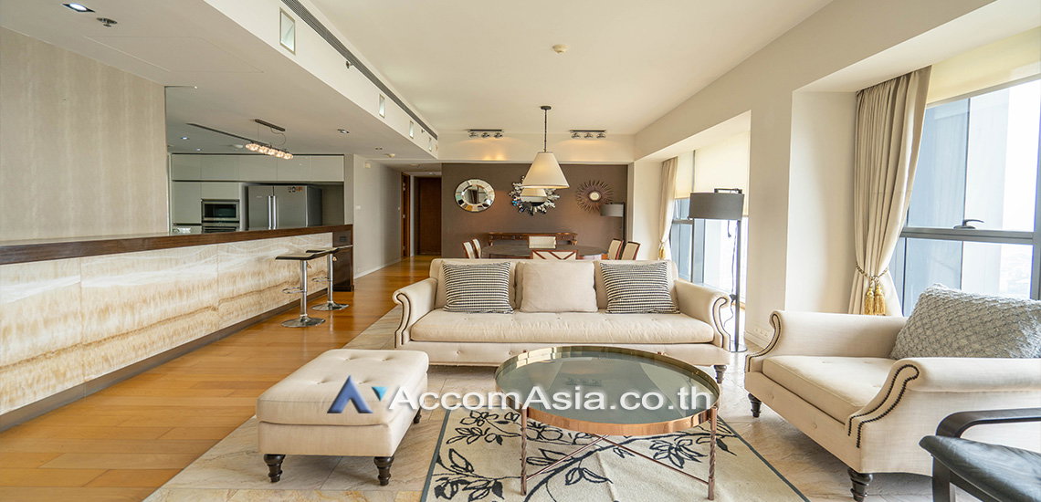 picture 🔼🔽 AccomA 📩 Panoramic-view condo with modern decor in Sathorn (AA29462) - 1/11