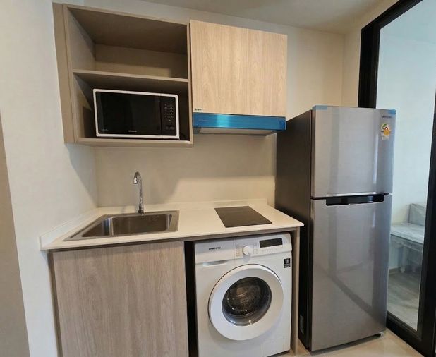 ถูกสุดในโครงการ 🐈🐶 ‼️ ให้เช่า The Muve บางแค เลี้ยงสัตว์ได้ 🐶 🐈 🔥 ห้องสวย  เฟอร์ครบ+มีเครื่องซักผ้า📍 พร้อมให้เข้าอยู่ ( 5 พค 69 ) 