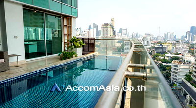 Condos for rent : 🔼🔽 AccomA 📩 Luxury condo with private pool, spacious balcony, Sukhumvit ( AA14793 )