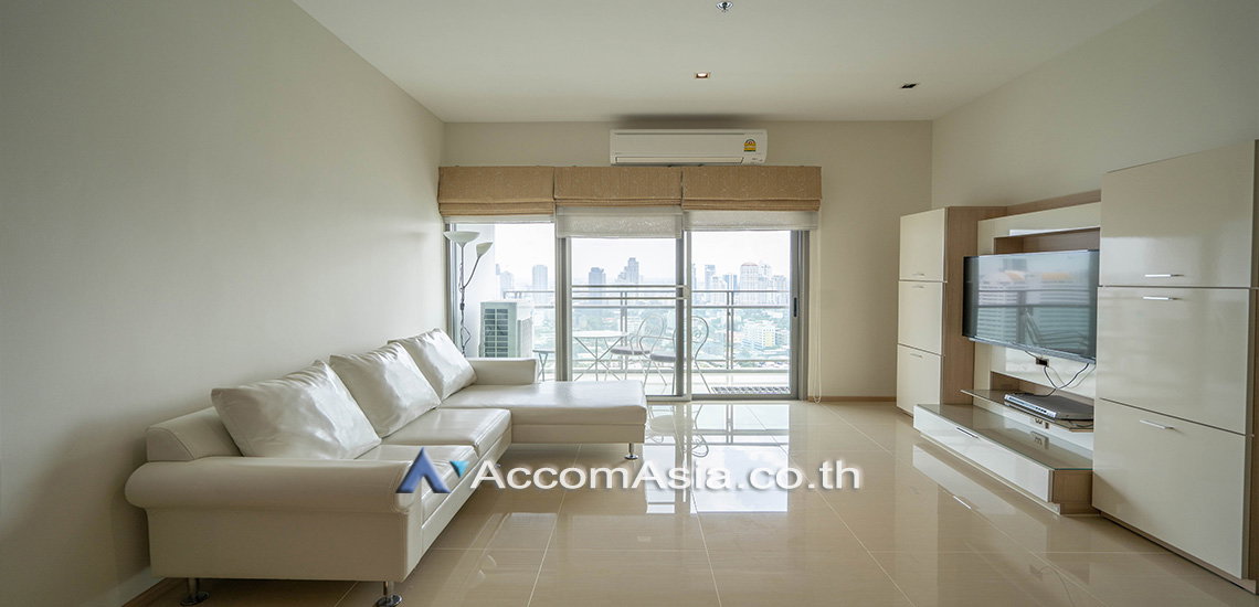 รูป 🔼🔽 AccomA 📩 White-tone condo with large balcony and skyline view (1519337) - รูปที่ 2/12