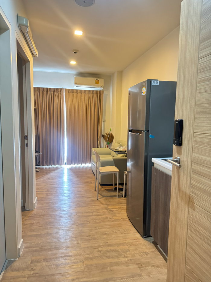 รูป ให้เช่า เอชทู คอนโด รามอินทรา21 H2 Ramindra 21 2 ห้องนอน 1ห้องน้ำ เฟอร์ไฟฟ้าครบ แอร์ 3 เครื่อง พร้อมอยู่ต้นเดือน พค - รูปที่ 10/16