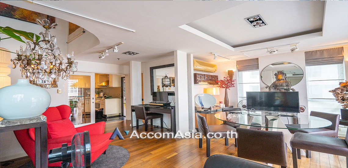 รูป 🔼🔽 AccomA 📩 Artistic duplex-style unit with greenery views in Ploenchit (AA30897) - รูปที่ 4/20