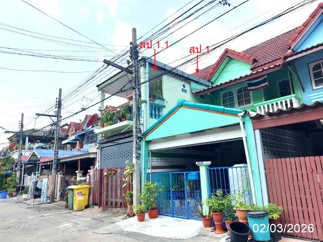 รูป ทาวน์เฮ้าส์ 18.6 ตร.วา ปากเกร็ด นนทบุรี 1.9M - รูปที่ 3/14