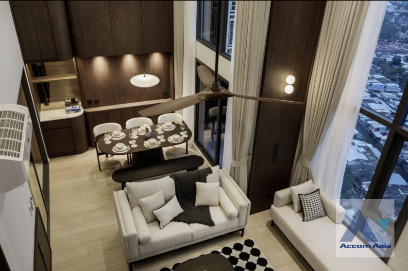รูป 🔼🔽 AccomA 📩 Fully Furnished 3 BR Condominium @Life Rama 4-Asoke (AA45016) - รูปที่ 6/17